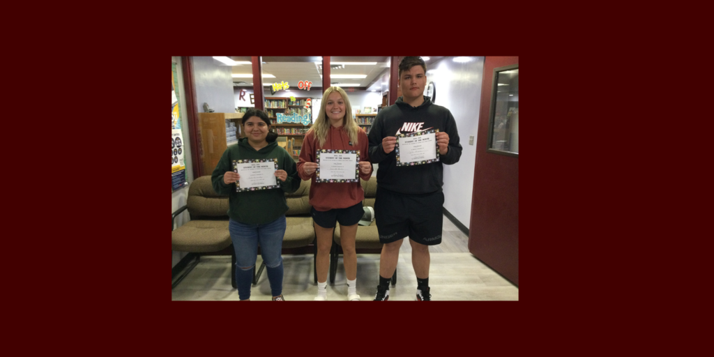 April HS student of month